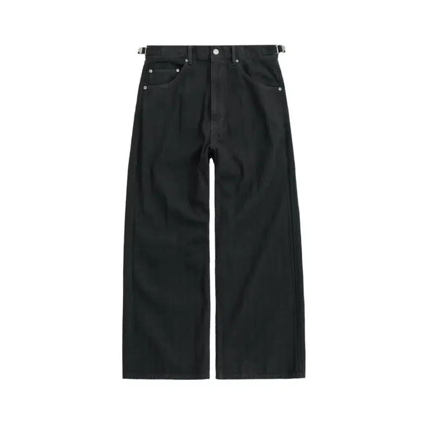 [BUNJANG] Polytheru Goshima Pants Stripe Black / (2) 폴리테루 고시마 팬츠 스트라이프 블랙