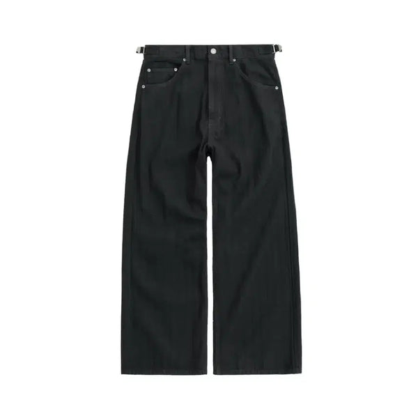 [BUNJANG] Polytheru Goshima Pants Stripe Black / (2) 폴리테루 고시마 팬츠 스트라이프 블랙