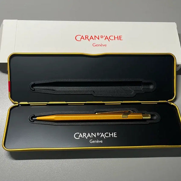 [BUNJANG] Caran d'Ache 844 Mechanical Pencil Gold Bar [0.5mm] / 까렌다쉬 844 샤프 골드바 [0.5]