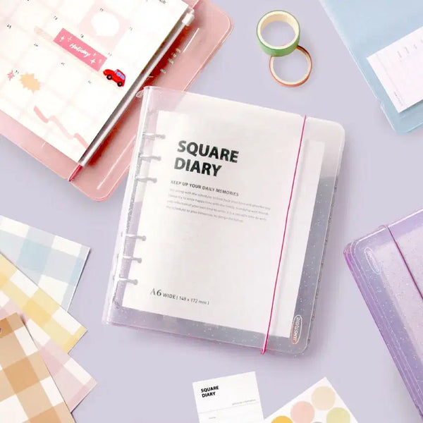 [BUNJANG] Yudeng.com Square Diary Set with Special Inserts / 유댕닷컴 스퀘어 다이어리 특수 속지 포함