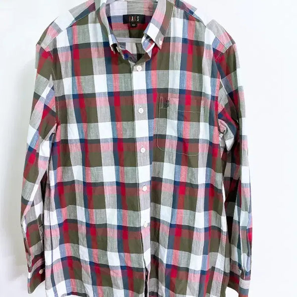 [BUNJANG] Daks Men's Checkered Shirt Size 100 / 몽빈티지(100)닥스남자체크셔츠