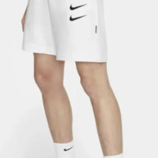 [BUNJANG] Nike Double Swoosh Cotton Shorts / 나이키 더블 스우시 코튼 반바지