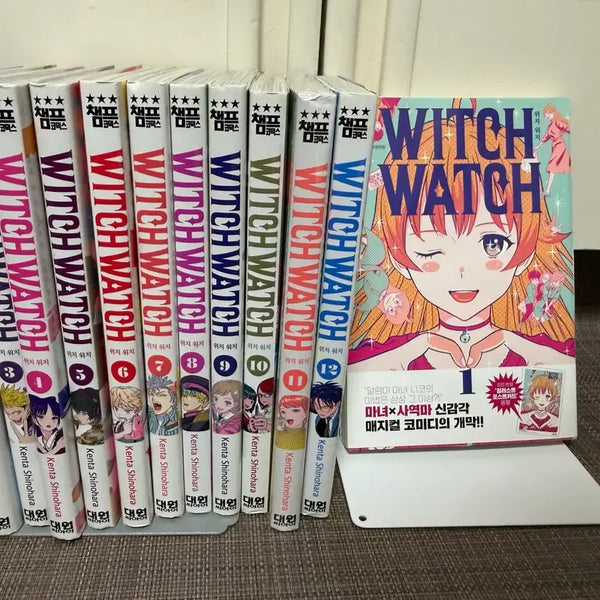 [BUNJANG] Witch Watch Complete Set Volumes 1-12 First Edition / 위치 워치 1~12권 초판