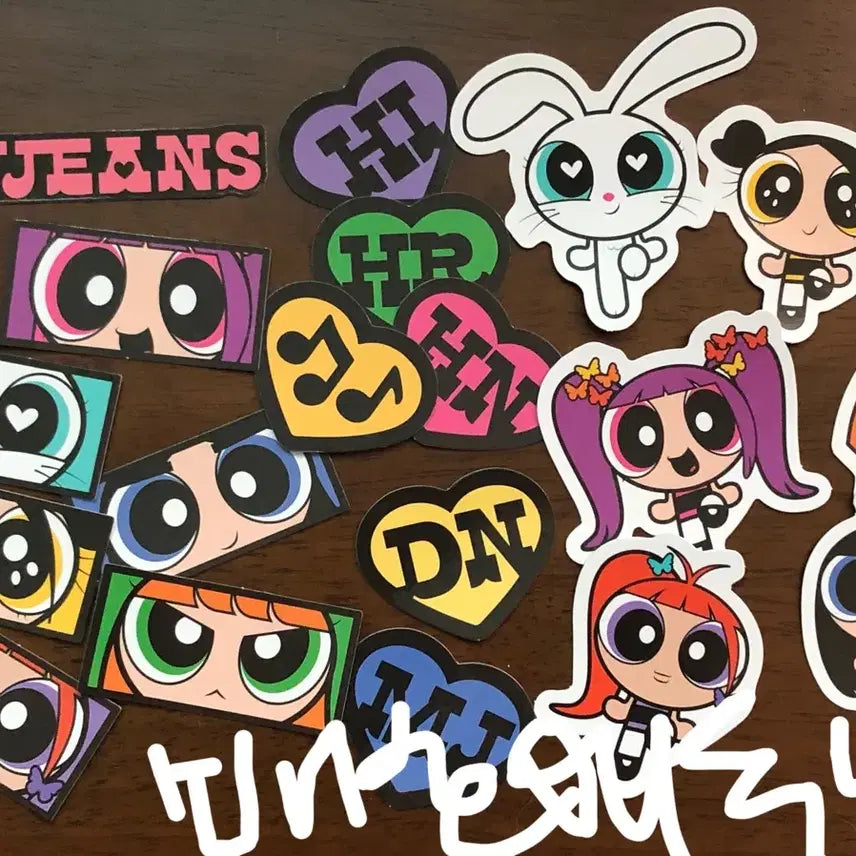 [BUNJANG] NewJeans Powerpuff Girls Sticker Set / 뉴진스 파워퍼프걸 스티커 세트