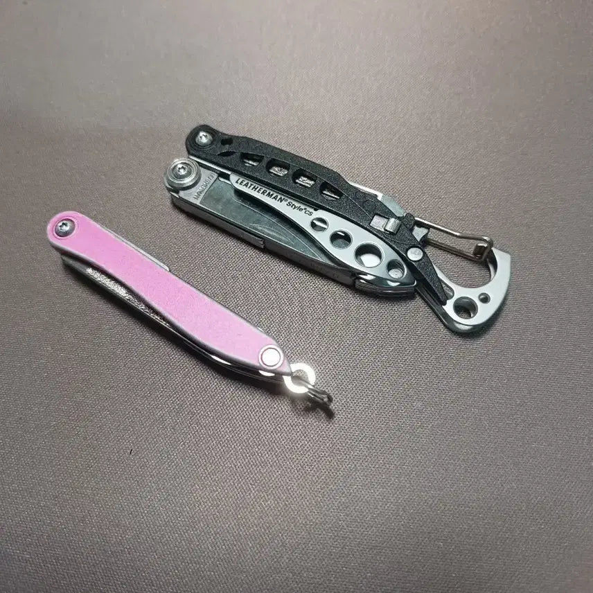 [BUNJANG] Leatherman Style & Style CS Keychain Multitool Set / 레더맨 키체인 멀티툴. 스타일 핑크와 스타일 CS 블랙