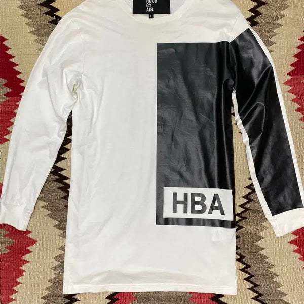 [BUNJANG] Hood By Air (HBA) Leather Block Long Sleeve Shirt Size S / 후드바이에어(HBA) 레더 블록 롱슬리브 셔츠 S