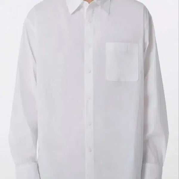 [BUNJANG] Musinsa Cool Standard Relaxed Nylon Shirt White M / (새상품) 무신사 [쿨탠다드] 릴렉스드 나일론 셔츠 [화이트] M