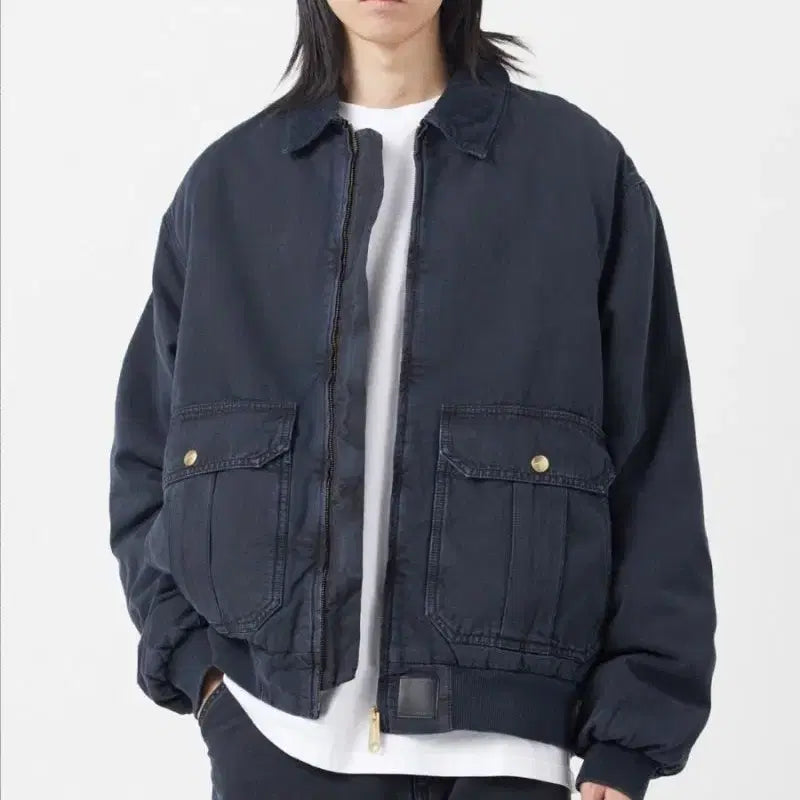 [BUNJANG] Carhartt WIP Stanton Jacket Black L / [새상품]칼하트 wip 스탠톤 stanton 자켓 블랙 L