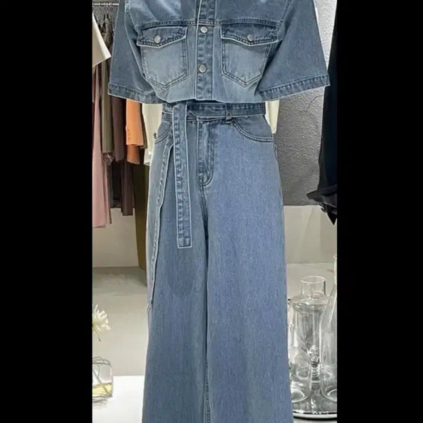 [BUNJANG] Light Wash Denim Jumpsuit / 연청 점프수트 (free) / 고퀄, 핏 예쁨