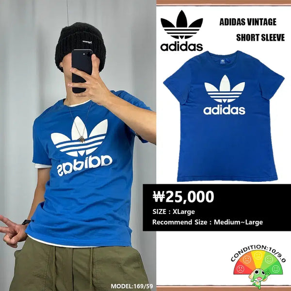 [BUNJANG] Adidas Trefoil T-Shirt / <아디다스 트레포일 반팔 티셔츠> No.1856