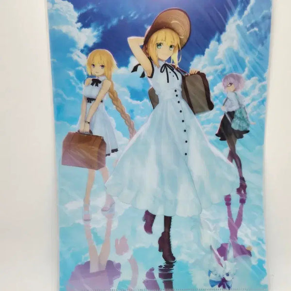 [BUNJANG] Fate/Grand Order Saber Artoria Altria Jeanne Mash 2018 Fes Clear File / 페그오 2018 fes 클리어파일 페이트 그랜드 오더 세이버 아르토리아 알트리아 쟌느 마슈