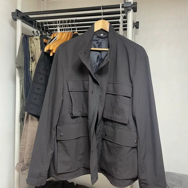 [BUNJANG] MUJI Labo Utility Jacket Black L / 무지 라보 유틸리티 자켓 블랙(L)
