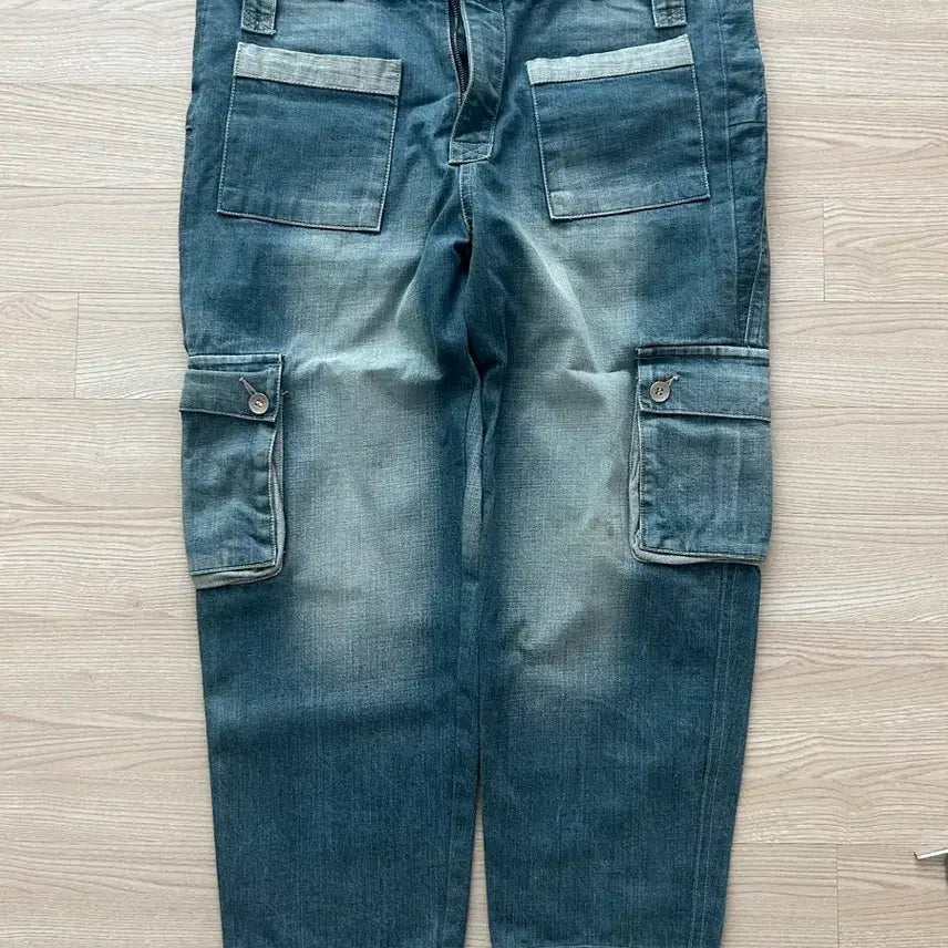 [BUNJANG] Calvin Klein Cargo Denim Pants / 캘빈클라인 카고데님팬츠