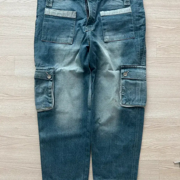 [BUNJANG] Calvin Klein Cargo Denim Pants / 캘빈클라인 카고데님팬츠