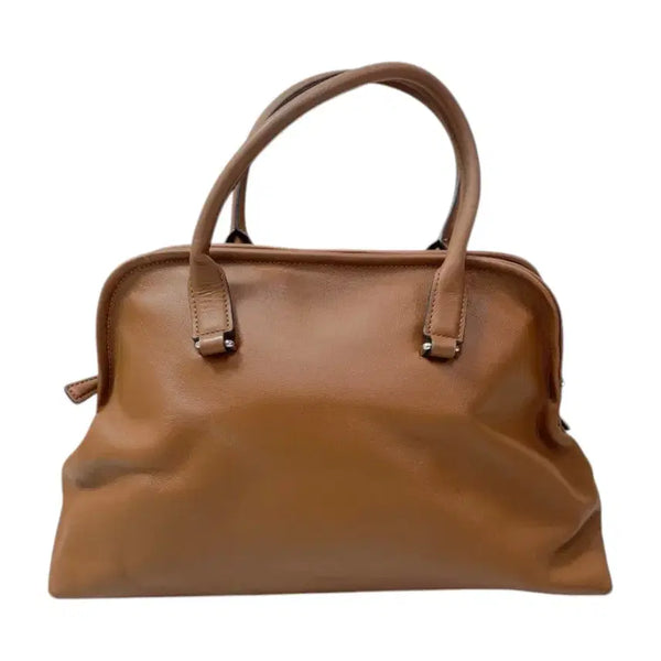 [BUNJANG] Couronne Acan Tote 37 Camel Brown Leather Bag / 쿠론 COURONNE 카멜브라운 아칸 토트 37