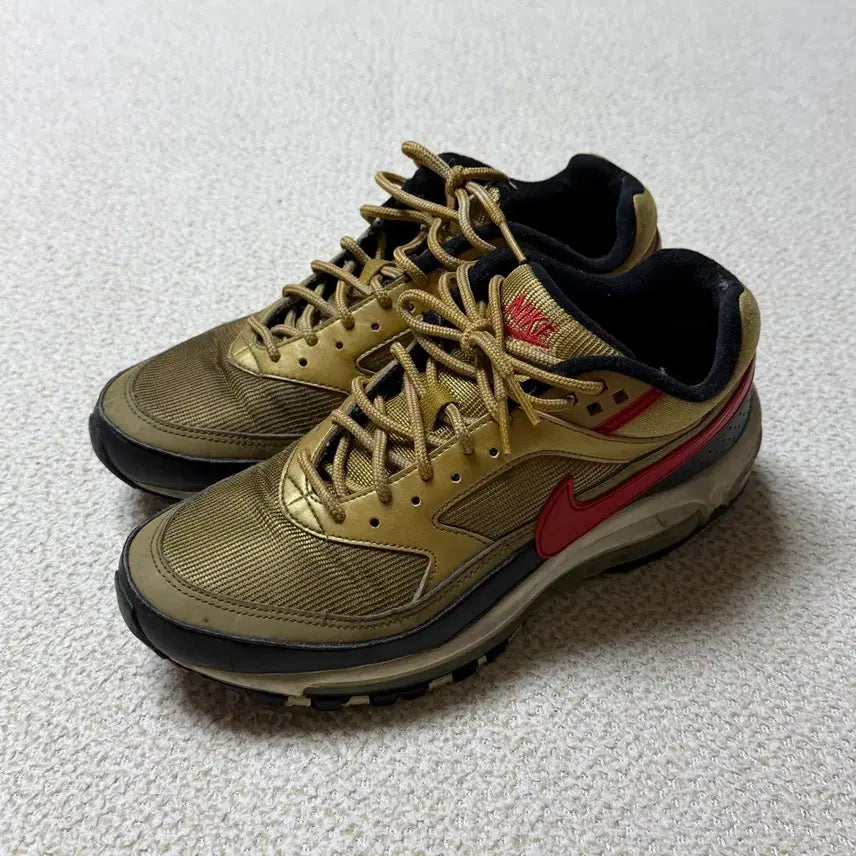 [BUNJANG] Nike Air Max 97 Metallic Gold University Red Black (260) / (거래가 28) 나이키 260 에어 맥스 97 메탈릭 골드 유니버시티 레드 블랙
