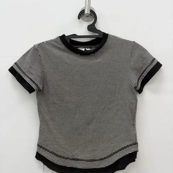 [BUNJANG] PARTIMENTO Women's Cropped Short Sleeve T-Shirt / 파르티멘토 크롭 여성 반팔 티셔츠