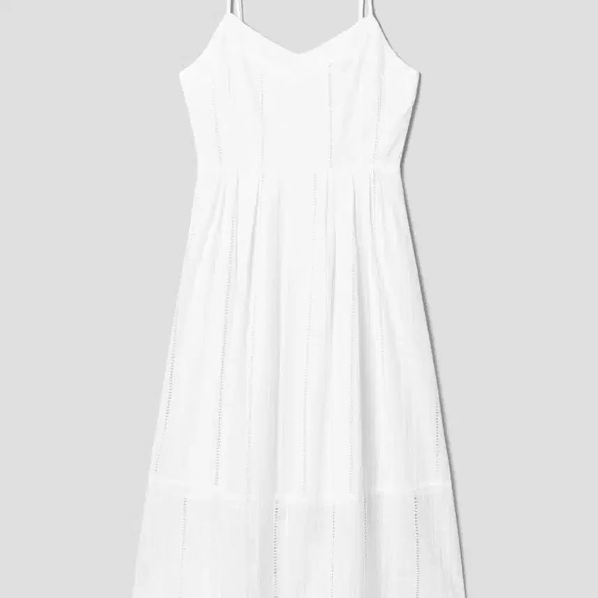 [BUNJANG] Lace Trim Long Dress / 레이스 끈 롱 원피스