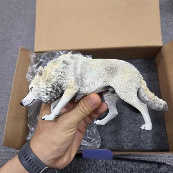 [BUNJANG] JXK 1/6 Scale North American Gray Wolf (White) / JXK - 1/6 North American Gray Wolf 늑대 화이트