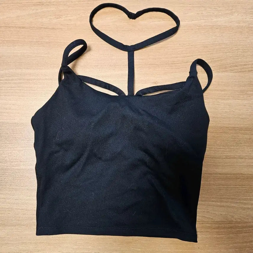[BUNJANG] Xexymix Black Strap Crop Top (Choker) S / 젝시믹스 블랙 끈 나시 크롭탑(초커) S