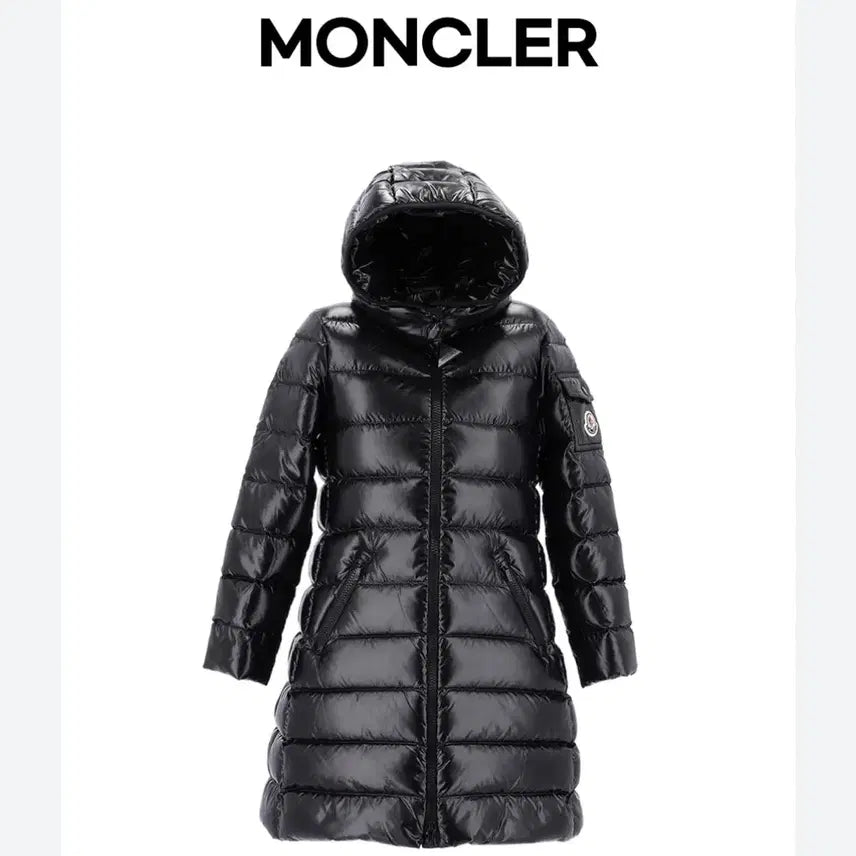 [BUNJANG] Moncler Kids Moka Black Long Padded Jacket / 몽클레르 키즈 모카 블랙 롱패딩