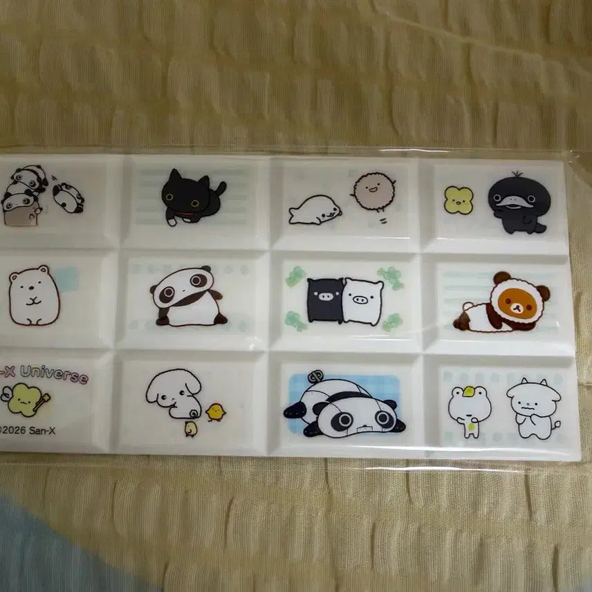 [BUNJANG] Bandai San-X Chocolate Tile Sticker / 반다이 산엑스 초콜릿 타일 스티커