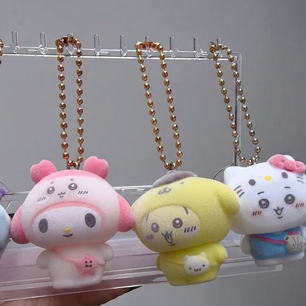 [BUNJANG] My Melody x Chiikawa Collaboration Keychain / 마이멜로디 치이카와 콜라보 키링