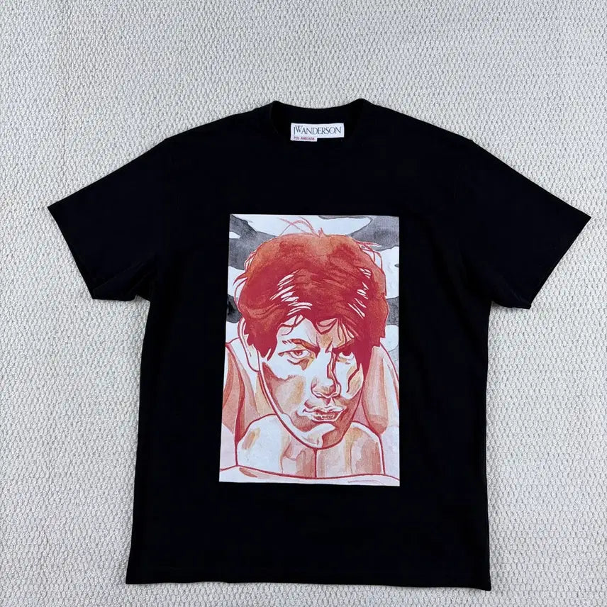 [BUNJANG] JW Anderson Face Print Oversized T-Shirt / jw앤더슨페이스프린트티셔츠