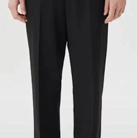 [BUNJANG] ANDZ Men's Straight Fit Full Banding Slacks - Black (Size 74) / (새상품) 앤드지 남성 스트레이트핏 풀밴딩 슬랙스 블랙 74