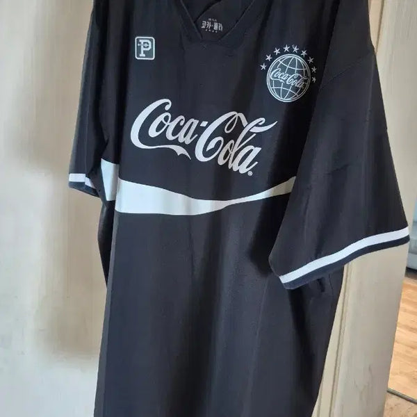 [BUNJANG] Over the Pitch x Coca-Cola S/S Jersey Black XL / 오버더피치 X 코카콜라 S/S 져지 블랙 XL
