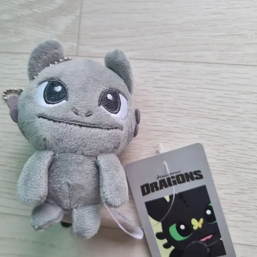 [BUNJANG] How to Train Your Dragon Toothless Plush Keychain (Set of 2) / (새상품)드래곤 길들이기 투슬리스 인형 키링 2개