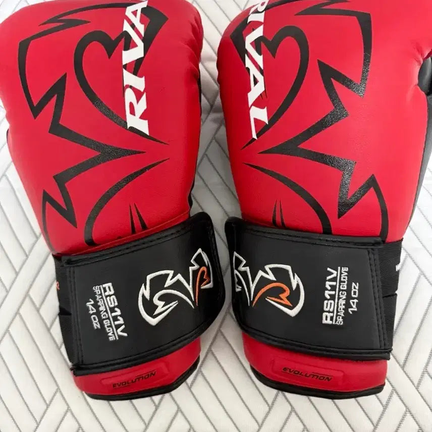 [BUNJANG] Rival RS11V Sparring Boxing Gloves 14oz Red / 라이벌 복싱 글러브 RS11V 스파링 14oz 레드 상태 최상 (급처)
