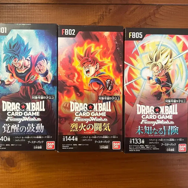 [BUNJANG] Dragon Ball Fusion World Booster Pack Set FB01/FB02/FB05 / 일판 드래곤볼 카드게임 퓨전월드 부스터팩 FB01/FB02/FB05