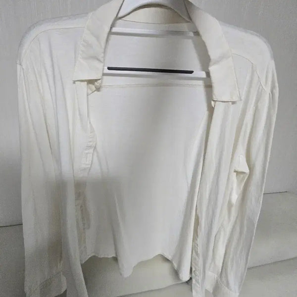 [BUNJANG] Basic Ivory Shirt / 셔츠 아이보리색