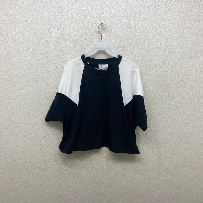 [BUNJANG] Adidas Women's Cropped Short Sleeve T-Shirt Size 90 (S) / 아디다스 크롭 반팔티 90