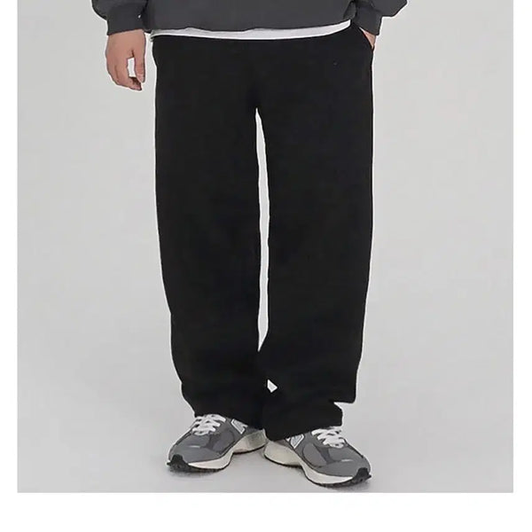 [BUNJANG] LOKWARD Black Sweatpants M / 로커드 LOKWARD 블랙 스웻팬츠 M