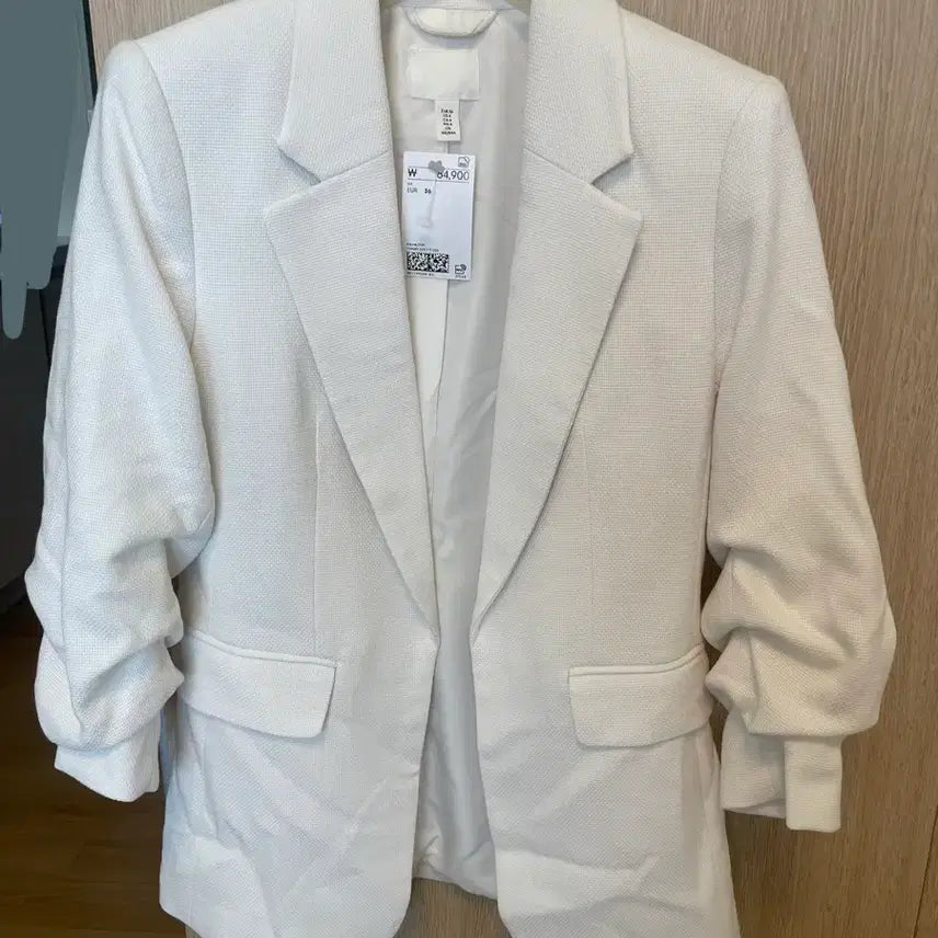 [BUNJANG] H&M White Jacket / (새상품) H&M hnm 에이치엔앰 흰색 자켓