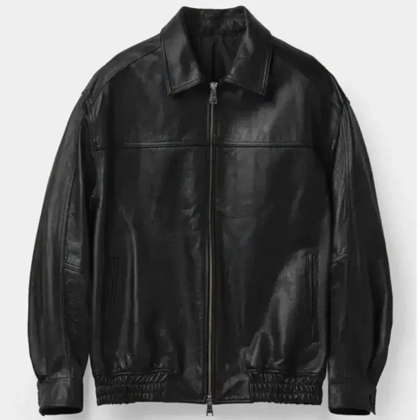 [BUNJANG] COER Cowhide Oversized Leather Jacket / 쿠어 카우하이드 오버사이즈 레더