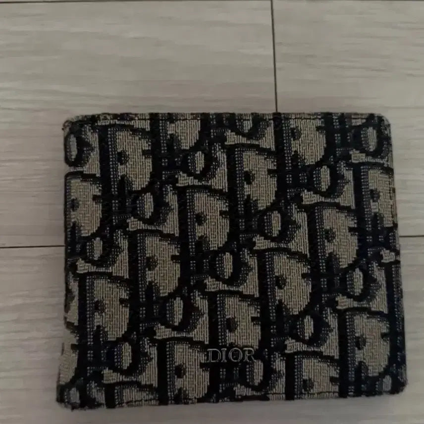 [BUNJANG] Dior Oblique Bifold Wallet Beige / 디올 오블리크 반지갑 베이지