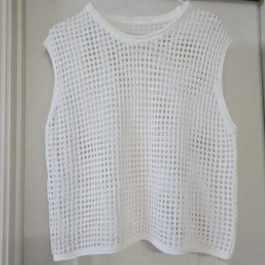 [BUNJANG] White Sleeveless Top / 화이트  민소매