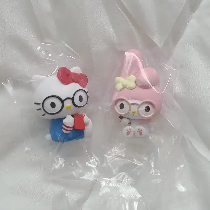 [BUNJANG] Sanrio Eyeglasses Gachapon Set - My Melody & Hello Kitty / 산리오 안경 가챠 마이멜로디 헬로키티 일괄