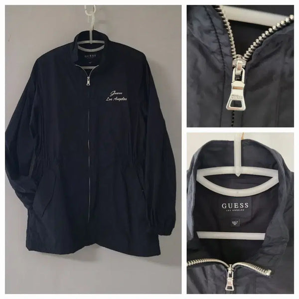[BUNJANG] Guess Nylon Zip-Up Windbreaker Jacket / 게스 바람막이 집업점퍼
