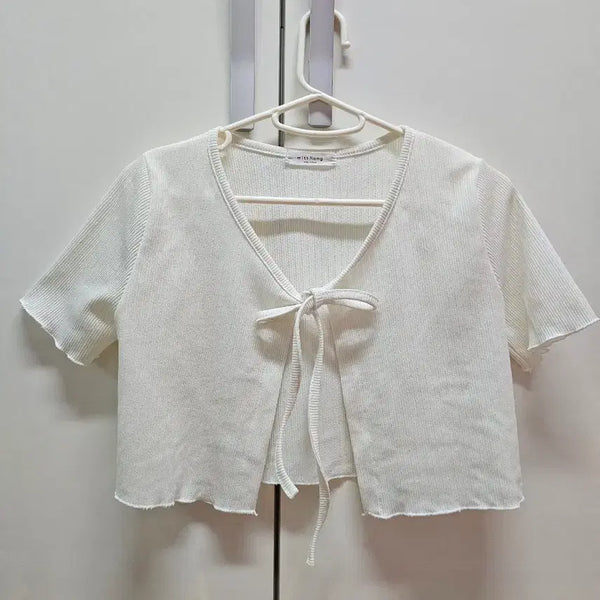 [BUNJANG] Cute White Bolero Cardigan / 예쁜 화이트 가디건(새거) 저렴하게