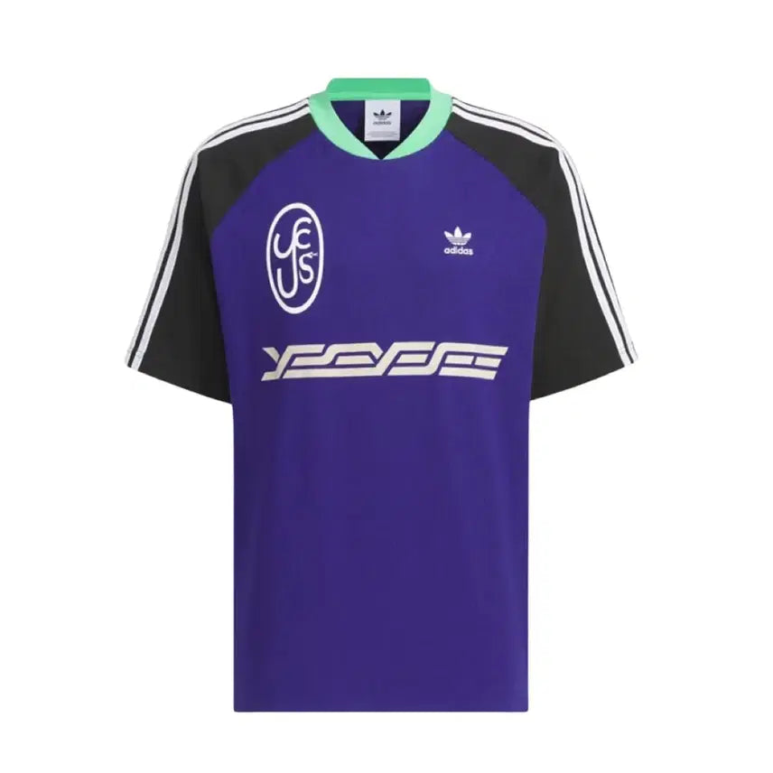[BUNJANG] Adidas x YESEYESEE BS Team T-Shirt Legacy Indigo Cotton / 아디다스X예스아이씨 티셔츠