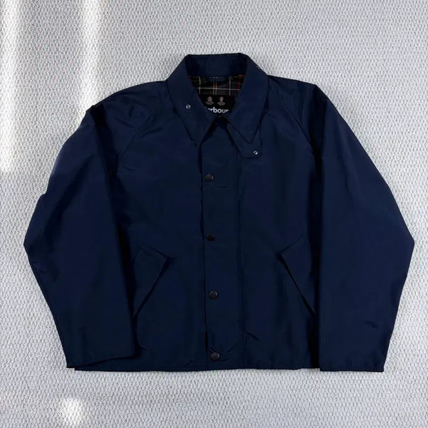 [BUNJANG] Barbour OS Transport Showerproof Navy Jacket / 바버OS트랜스포트샤워프루프네이비