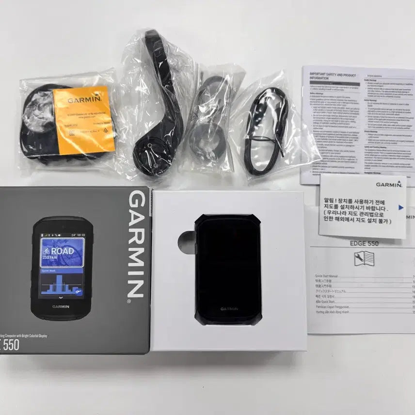 [BUNJANG] Garmin Edge 550 Bicycle Speedometer (Unsealed) / 단순개봉) 가민 엣지 550 자전거 속도계