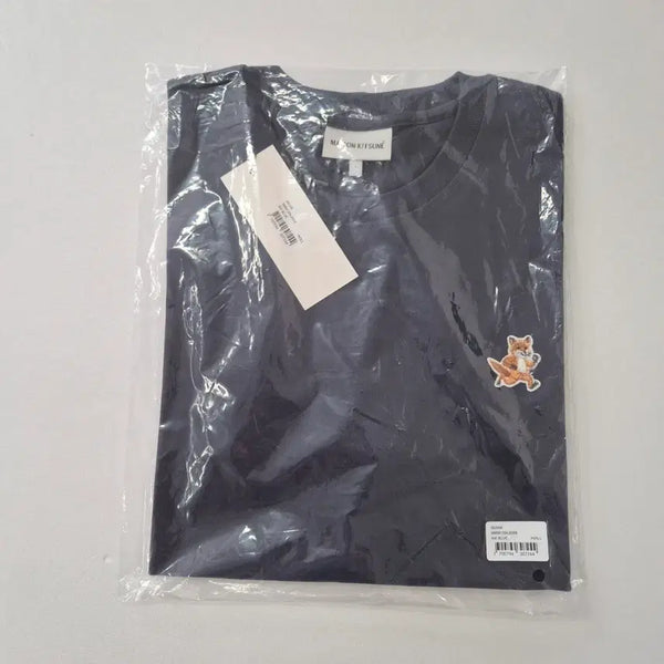 [BUNJANG] Maison Kitsuné Speedy Fox Patch Short Sleeve T-Shirt Navy L / 메종키츠네 스피디 폭스패치 반팔티  네이비 L 당일발송