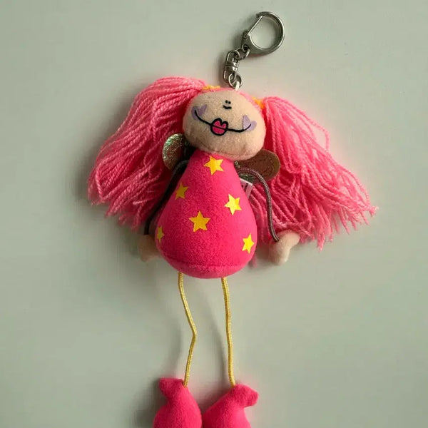 [BUNJANG] Happy Enco Doll Keyring (Vintage) / [고전]해피엔코 인형 키링