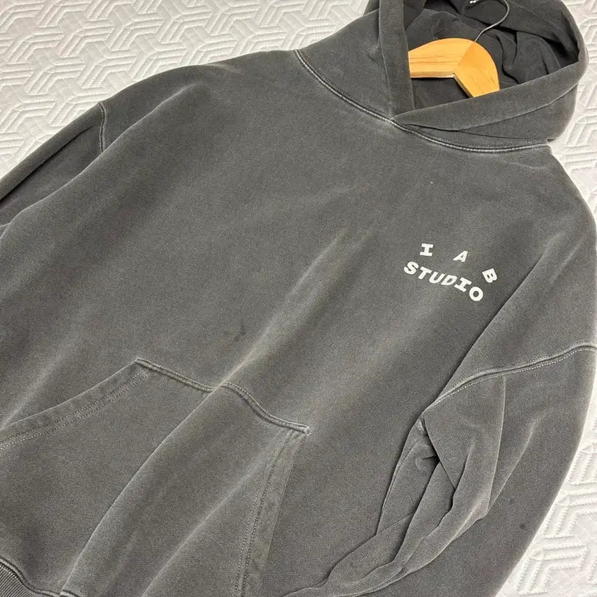 [BUNJANG] IAB Studio Pigment Hoodie and Gym Sack Set / 아이앱 스튜디오 피그먼트 후드 , 짐색