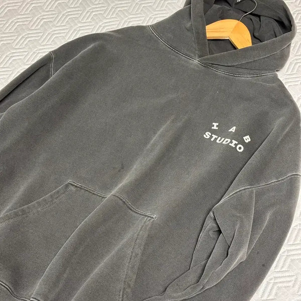 [BUNJANG] IAB Studio Pigment Hoodie and Gym Sack Set / 아이앱 스튜디오 피그먼트 후드 , 짐색